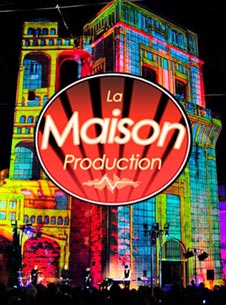 Maison production, producteur de nombreux spactacles son et lumière avec Damien Fontaine